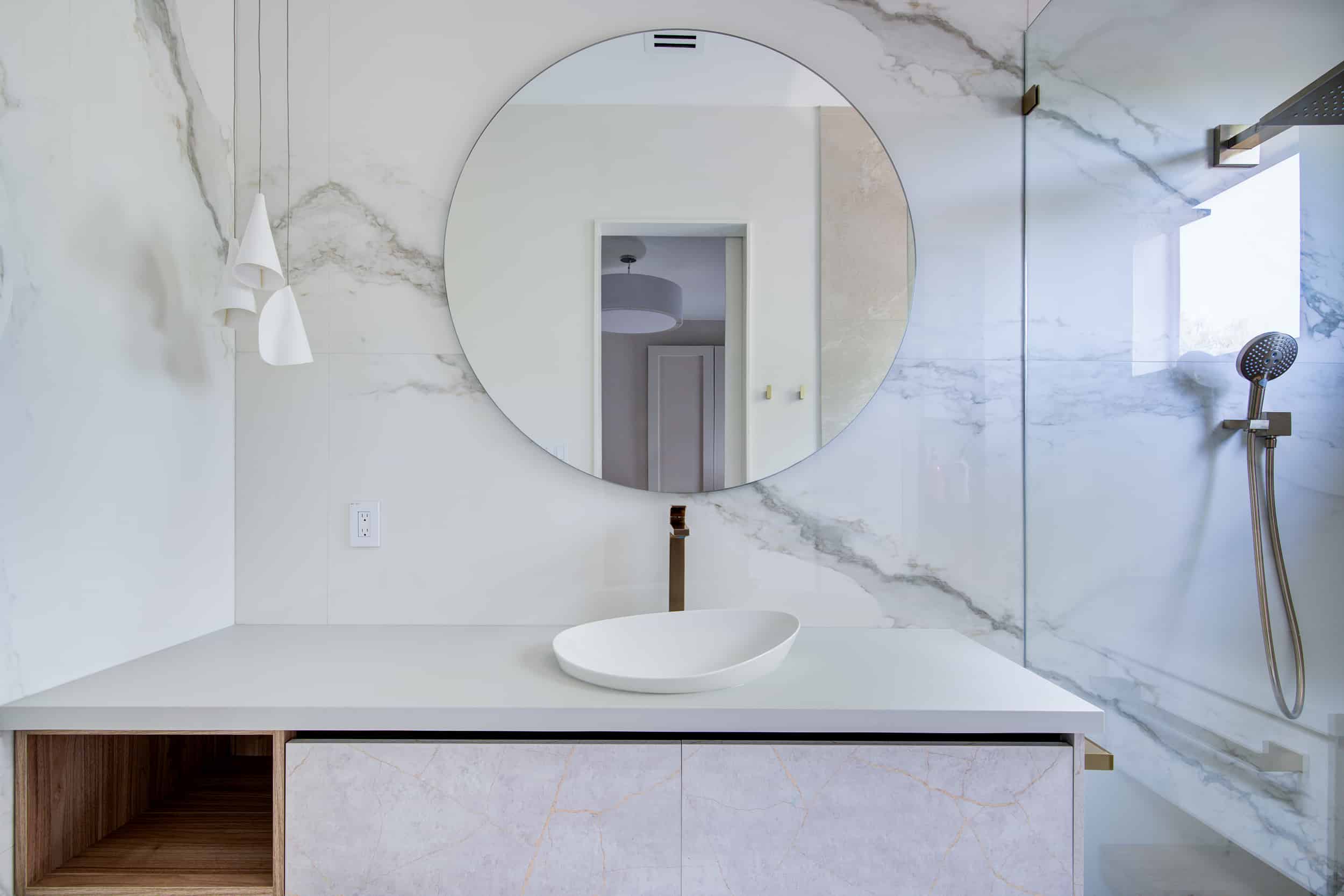 Illustration of Luxury Bathroom Countertop Materials